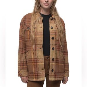 Prana Lower Falls Flannel Jacket (Embark Brown)